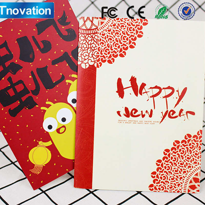 厂家供应节日电子语音贺卡 企业宣传新年祝福音乐贺卡供应商
