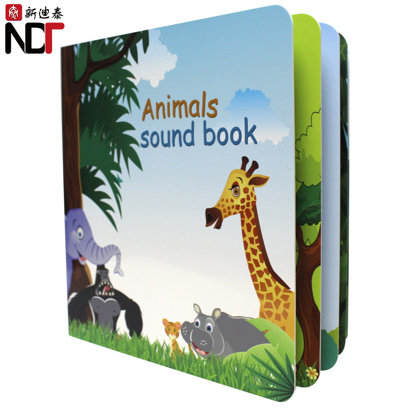 儿童早教益智发声书 触发有声书动物世界点读书有声读本