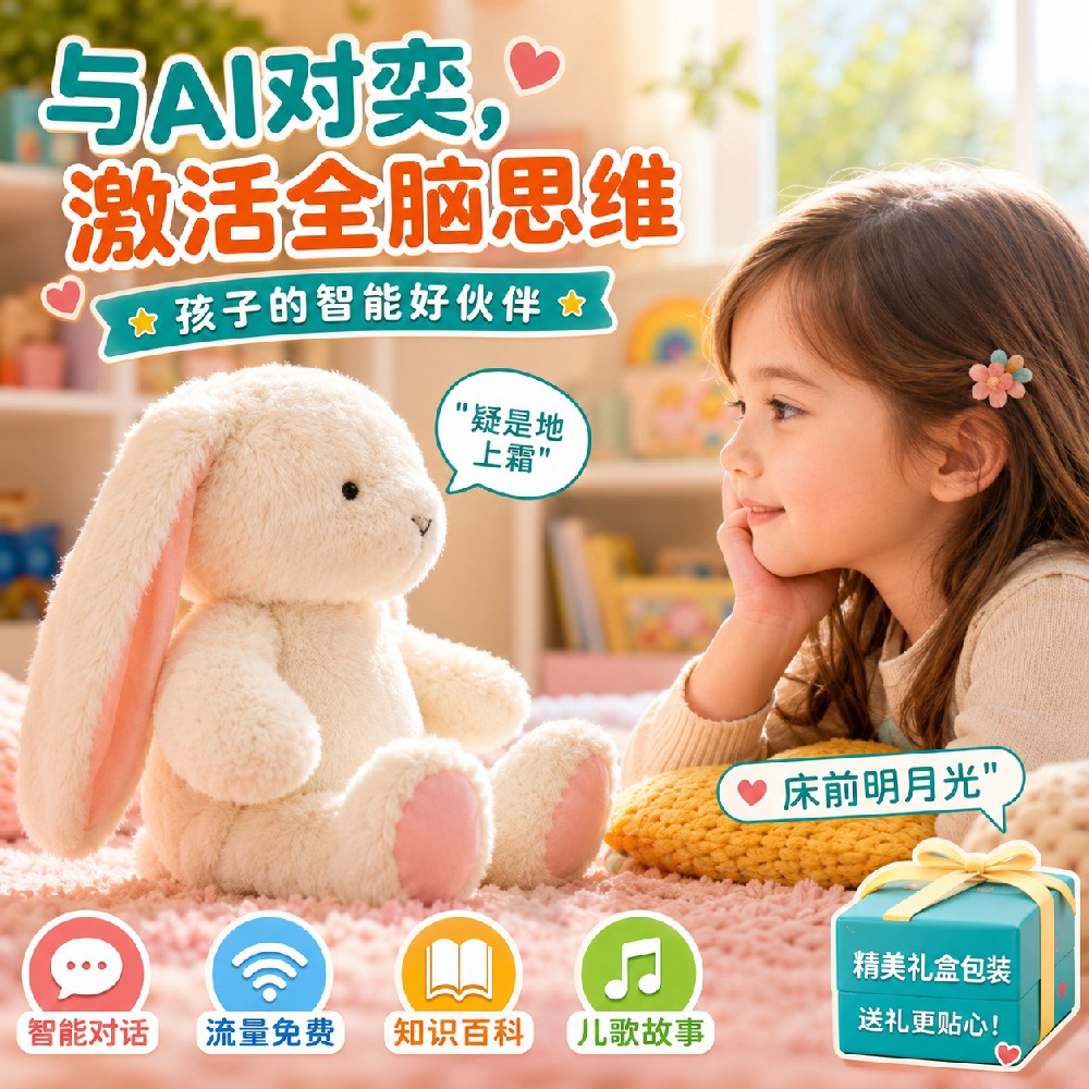 即时的情感反馈让孩子觉得玩具听得懂自己